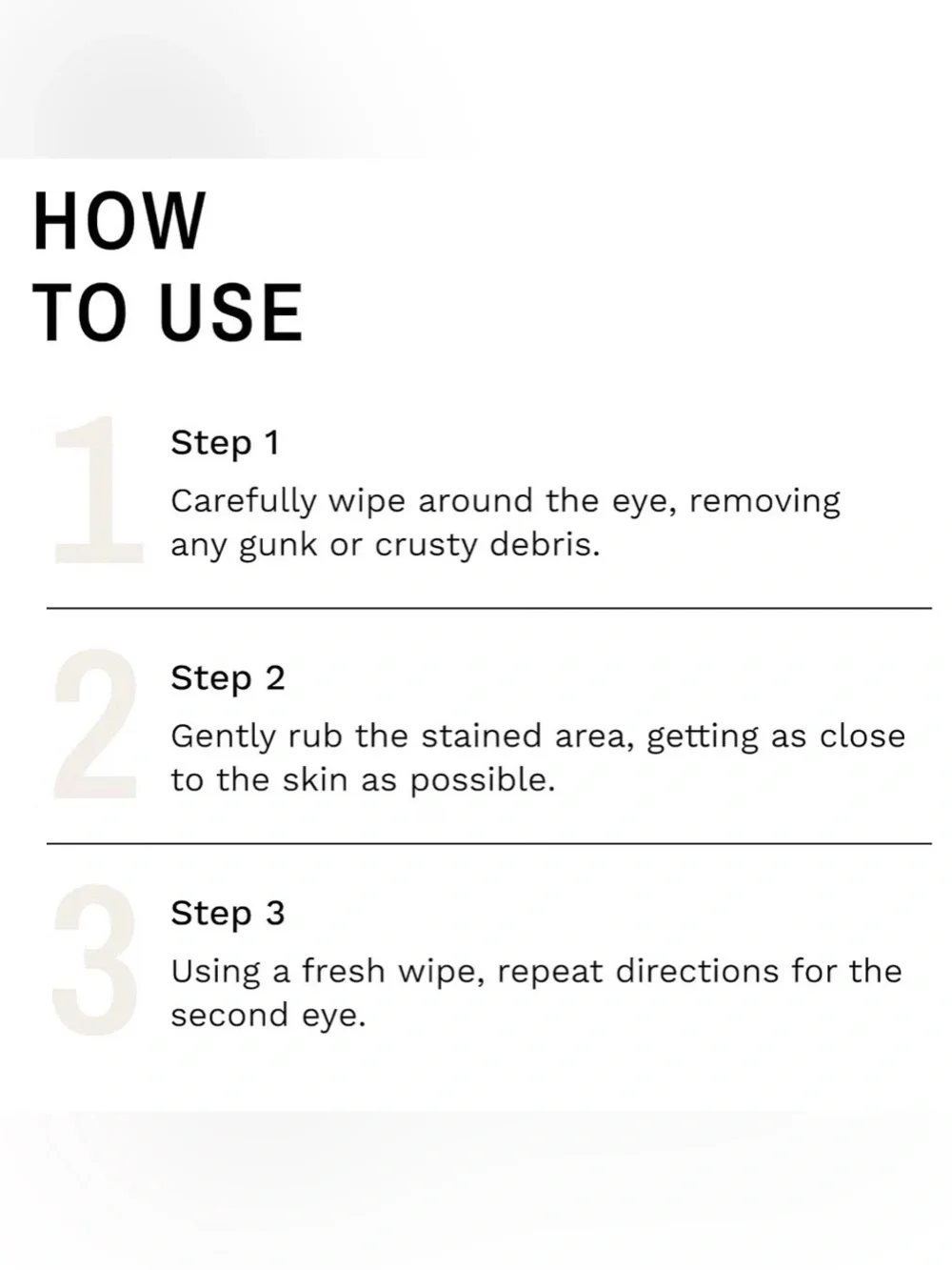 Eye Envy Tear Stain Wipes for Dogs 60 Count Gently Cleans Loosen Debris EXP 4/29